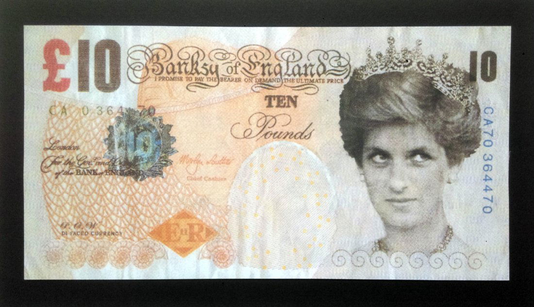 BANKSY 1974 -* - DI Faced Tenner (1 of 2)