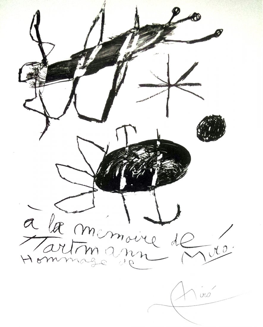 Joan MIRO 1893-1983 - Lithograph (1 of 2)