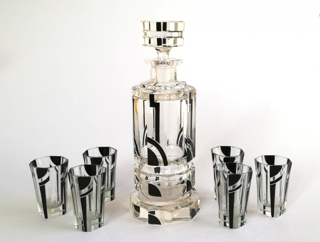 Art Deco Karel Palda decanter set ca.1920 (1 of 2)