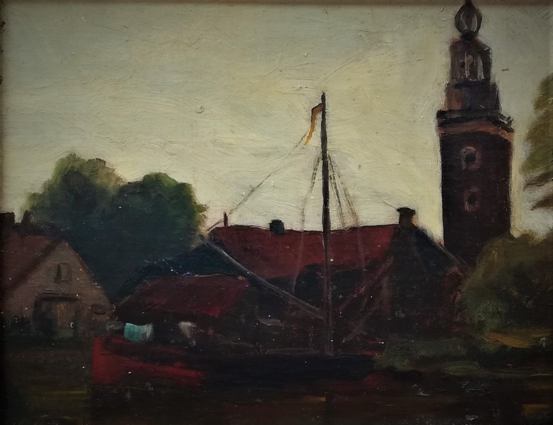 Antonius Henricus KOSTER (1913-1990) Oil on panel (1 of 2)