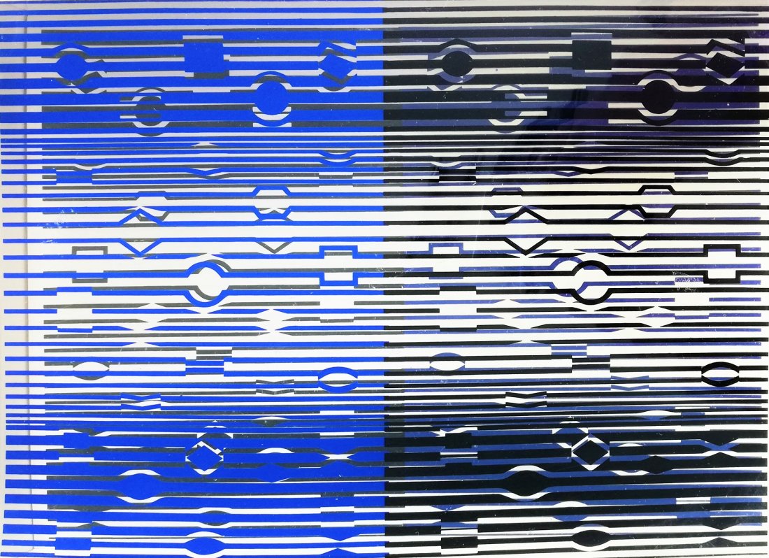 Victor VASARELY (1906-1997) 维克多: LOT 13008 -- Victor VASARELY (1906-1997)维克多•瓦沙雷利 -- Description : Composition -- Medium : 3 dimensional object -- Dimensions : 22 x 30 cm -- Signatur