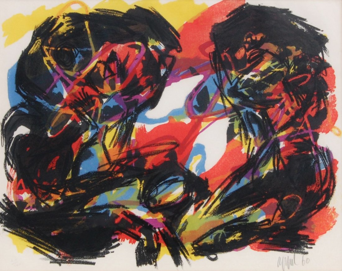 Karel APPEL (1921 -2006) - Lithograph 1960 signed (1 of 1)
