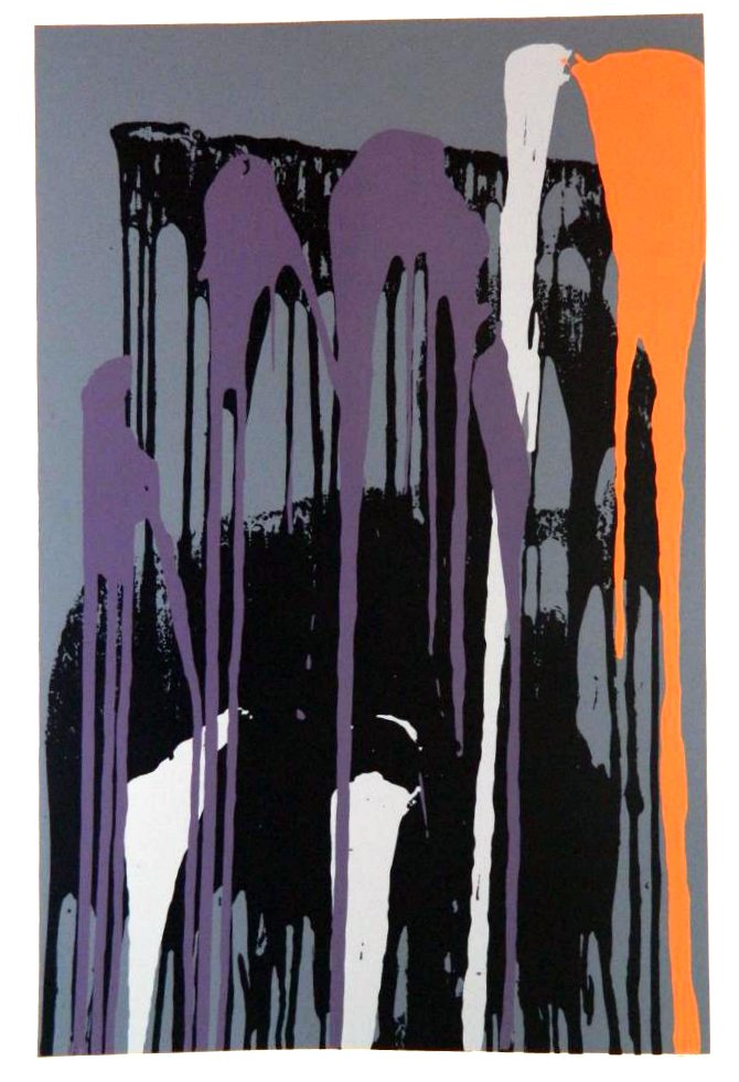 Larry POONS (1937 -) - Screenprint signed numbered 1975 (1 of 1)