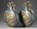 A PAIR OF CHINESE CLOISONNÉ ENAMEL MOON-FLASKS, - 2