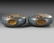 A PAIR OF CHINESE CLOISONNÉ ENAMEL MOON-FLASKS, - 5