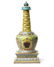 A CHINESE FAMILLE ROSE STUPA, CHINA, QING DYNASTY