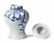 A CHINESE BLUE AND WHITE JAR WITH COVER - 2