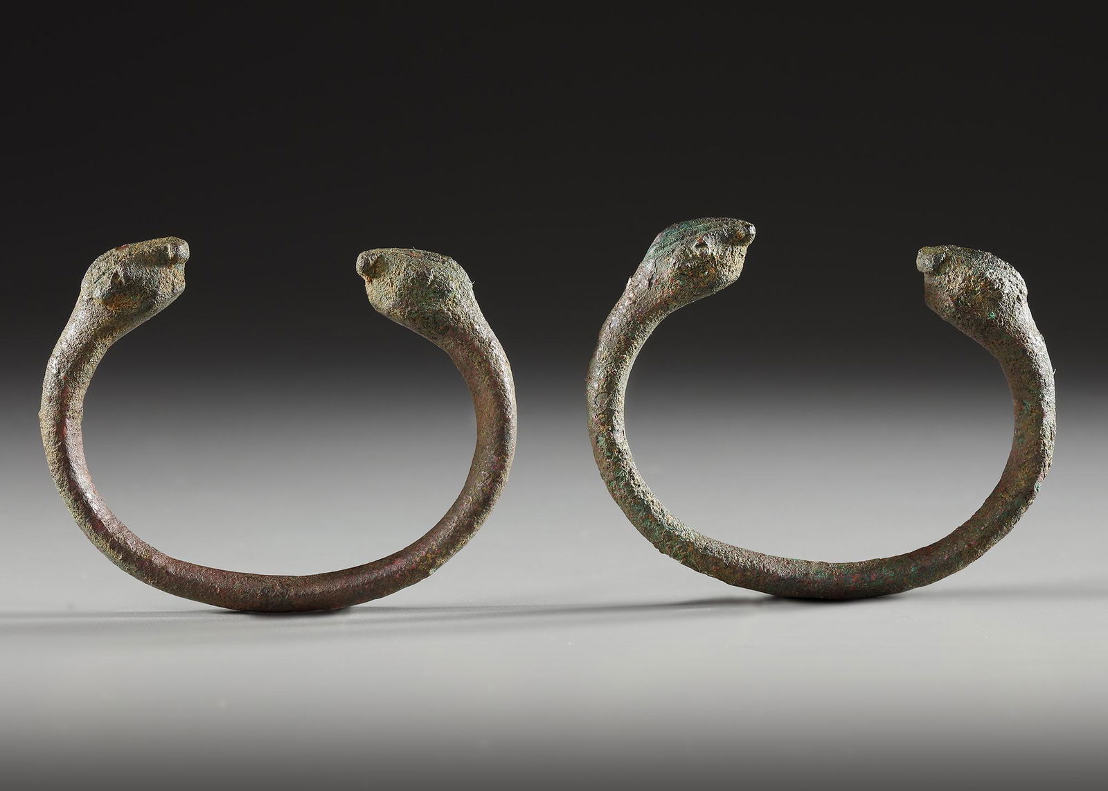 A PAIR OF URARTIAN BRONZE BRACELETS, CIRCA LATE 1ST MILLENNIUM B.C. (1 of 2)