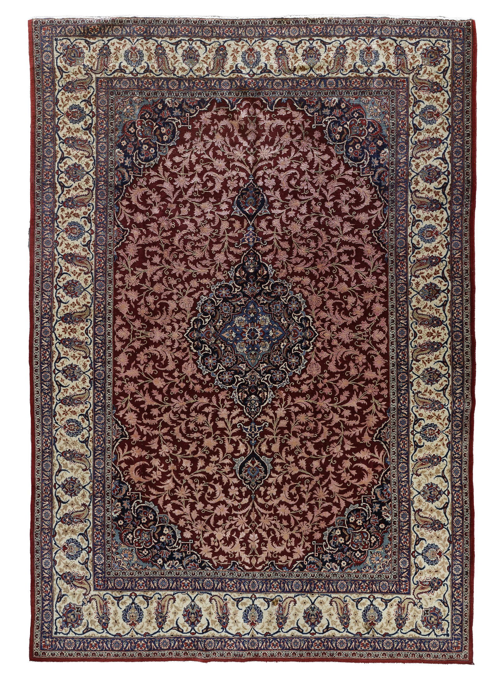 A KASHAN KORK RUG, PERSIA, 1920 (1 of 1)