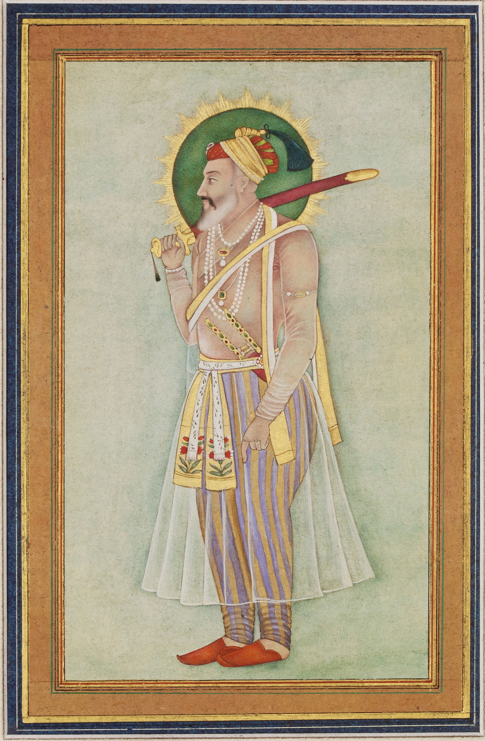 A PORTRAIT OF SHAH JAHAN, DELHI SCHOOL, MUGHAL INDIA, LATE 19TH CENTURY (1 of 1)