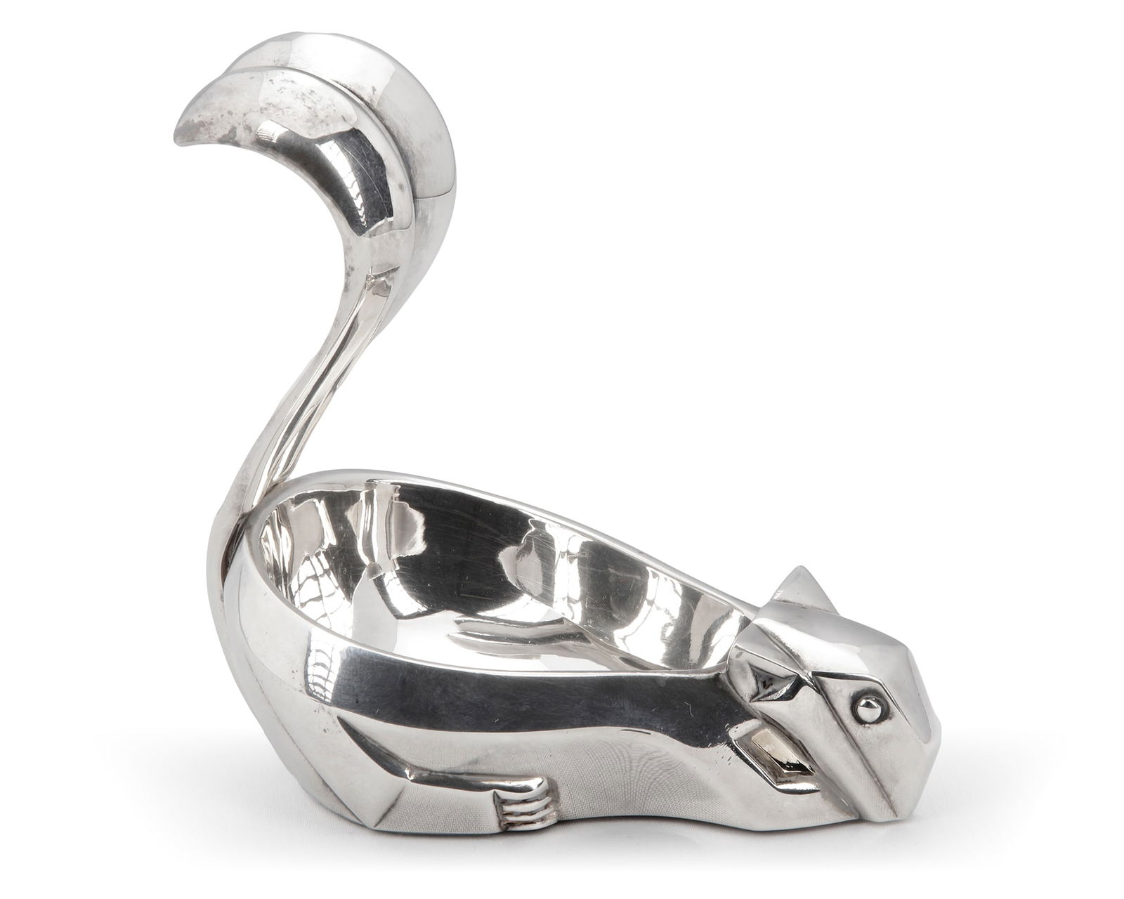 AN ART DECO CHRISTOFLE FOR GALLIA SILVER PLATED SQUIRREL NUT DISH (1 of 6)