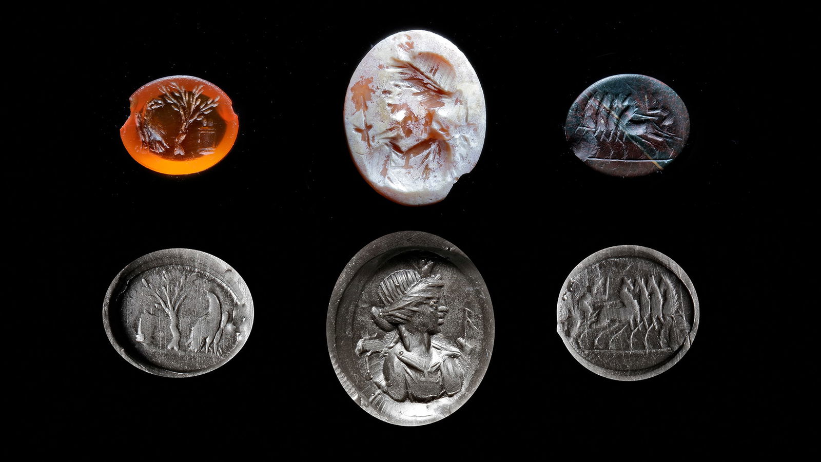 THREE ROMAN INTAGLIOS, 1ST-2ND CENTURY AD (1 of 5)