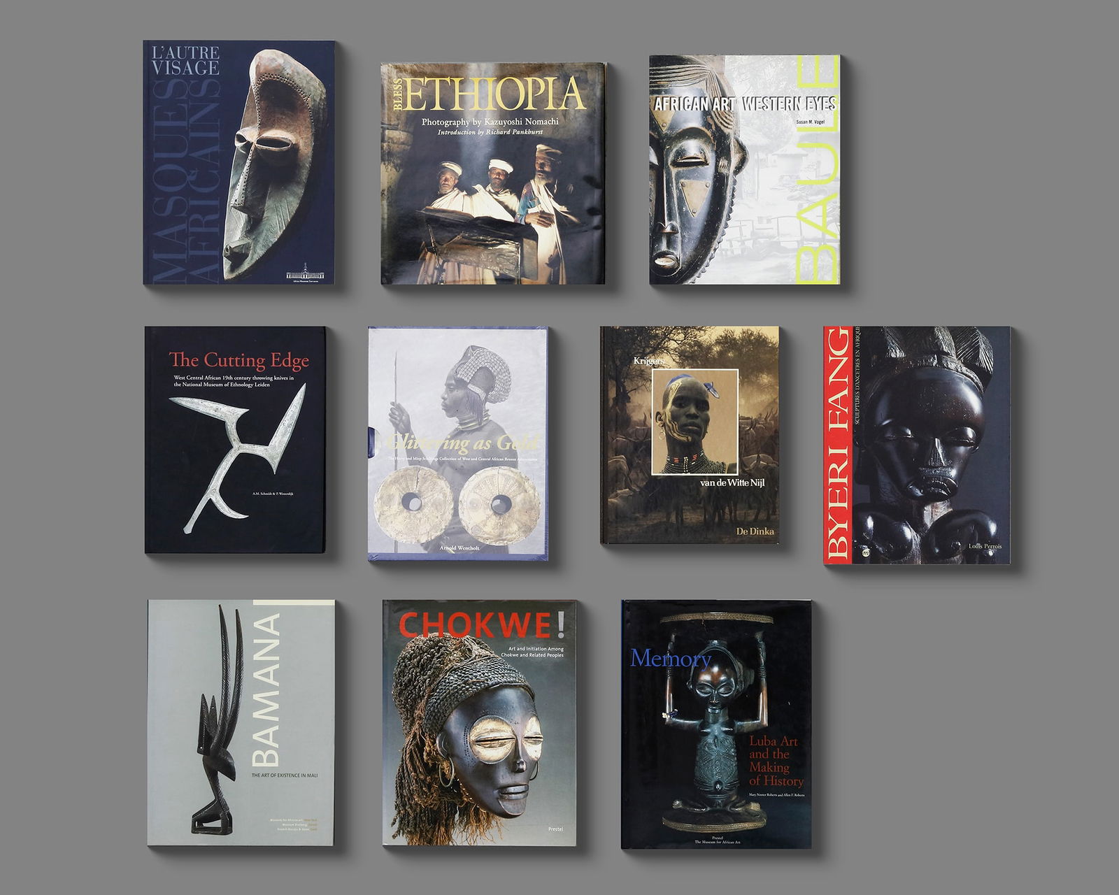 A COLLECTION OF TEN ART BOOKS ON AFRICAN ART, CULTURE AND HISTORY (1 of 1)