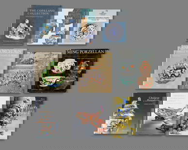 A COLLECTION OF NINE BOOKS ON CHINESE CERAMICS: Qing Porcelain: Famille Verte, Famille Rose - Michel Beurdeley en Guy Raindre Treasures from Imperial China: The Forbidden City and the Royal Danish Court Ming Porzellan - Daisy Lion-Goldschmidt The C