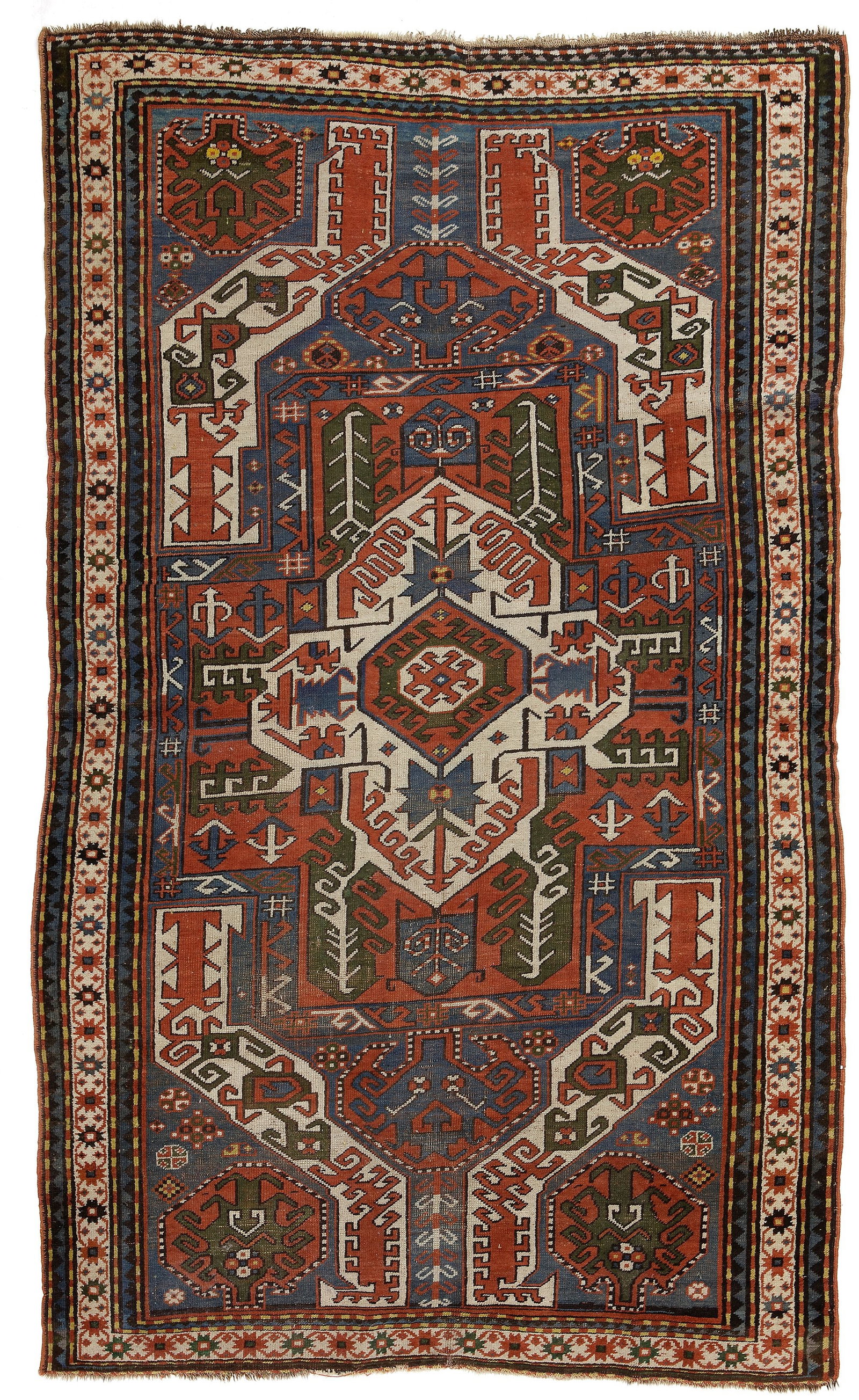 A KARABAGH KASIM USAG DRAGON RUG: Good condition. ca. 250 by 149 cm.