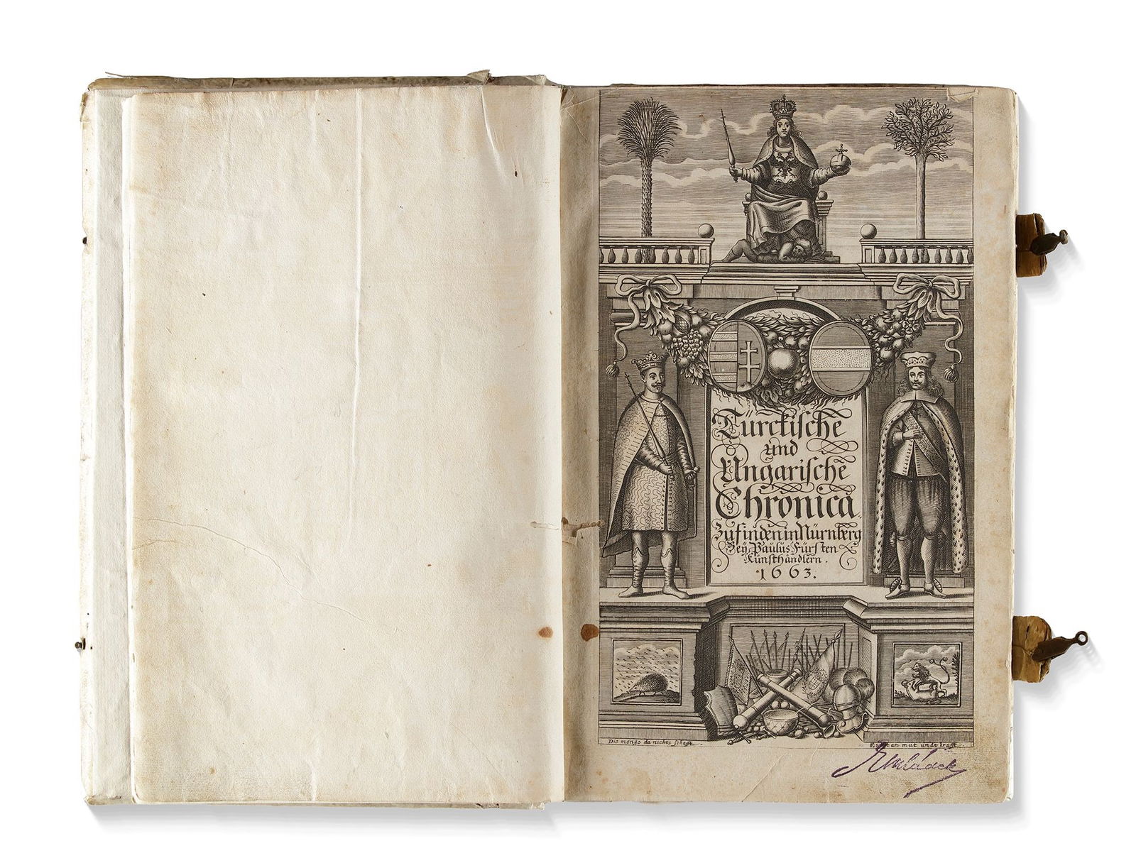 TURKISCHE UND UNGARISCHE CHRONICA (TURKISH AND HUNGARIAN CHRONICLE), 1663 (1 of 10)