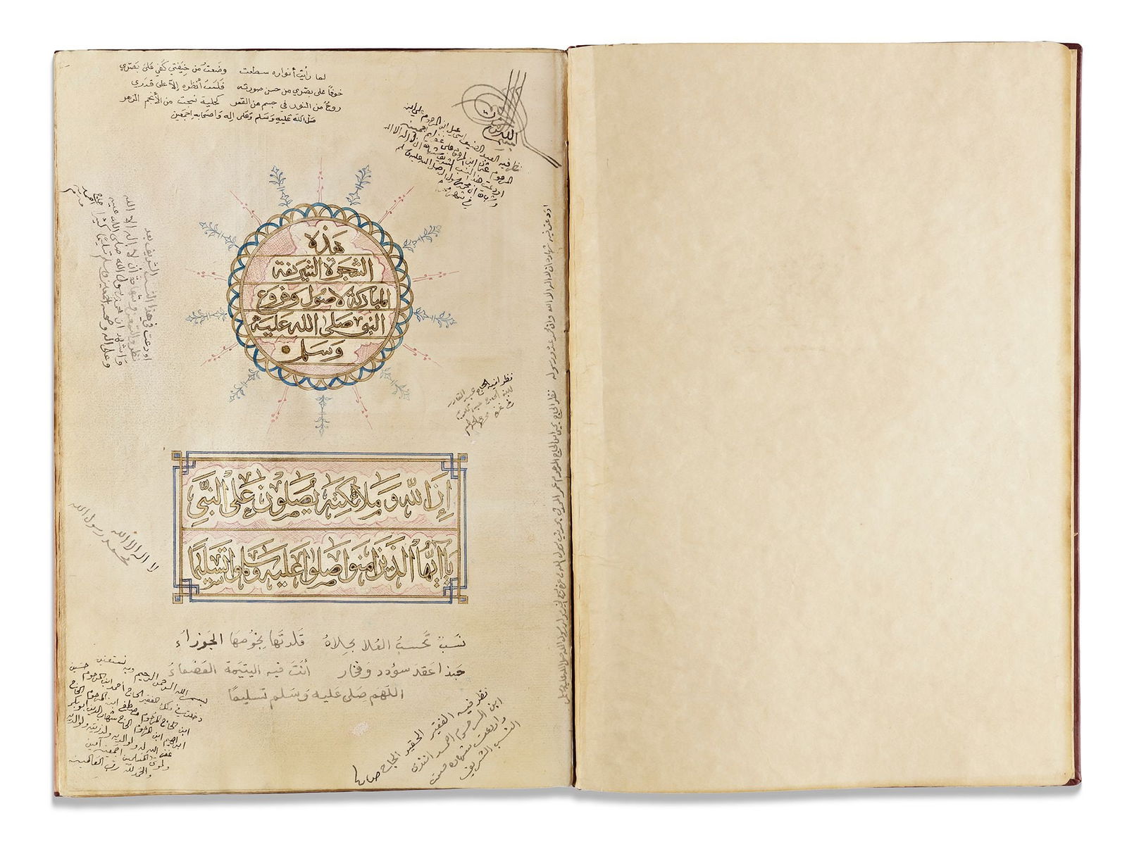 AN OTTOMAN MAJMA' AL-ANSAB, A GENEALOGY OF THE PROPHET, EARLY 19TH CENTURY (1 of 10)
