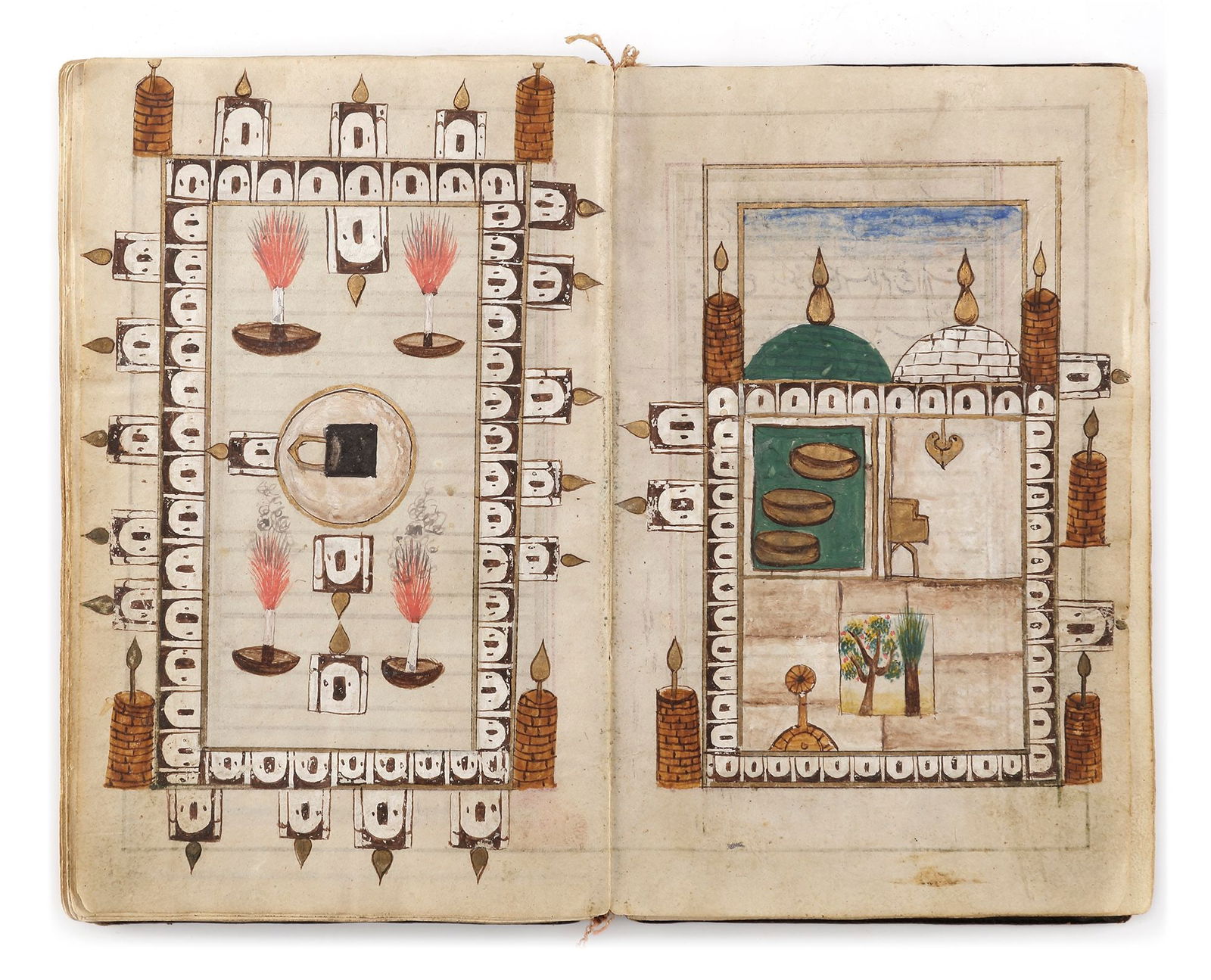 DALA'IL AL-KHAYRAT BY MUHAMMAD BIN SULAYMAN AL-JAZULI (D. 1465 AD), PERSIA/OTTOMAN, 18TH CENTURY (1 of 4)