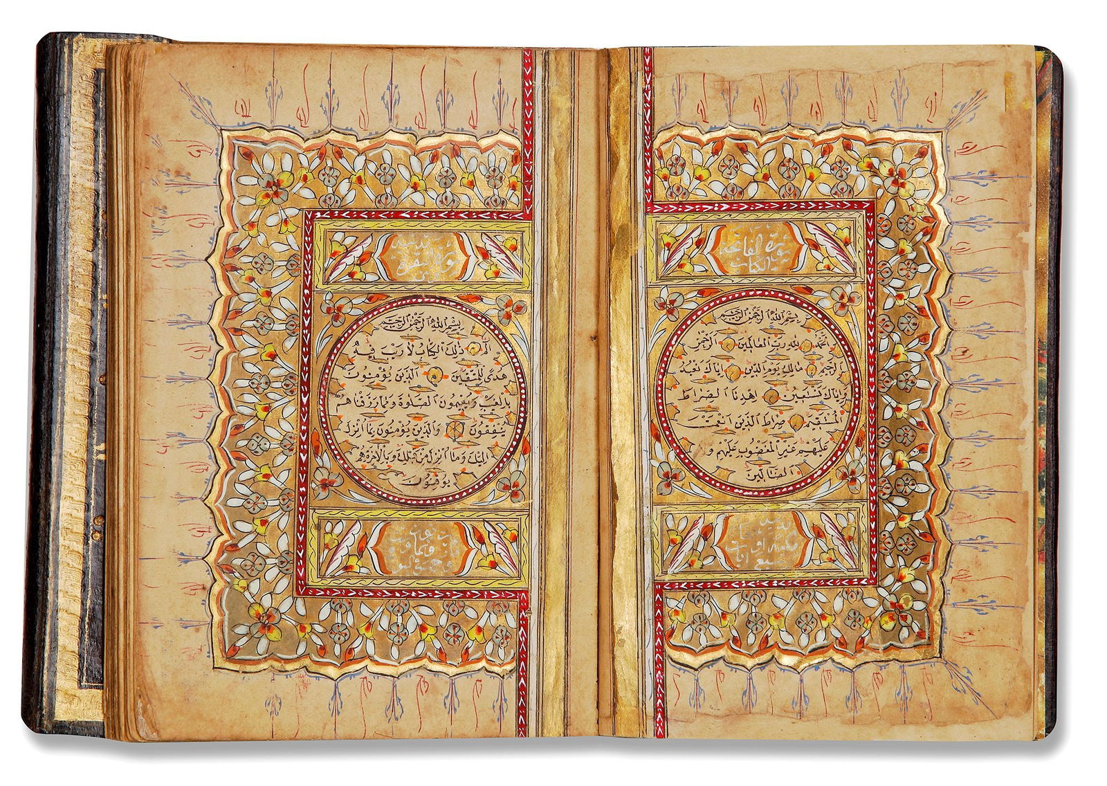 AN ILLUMINATED QURAN, TURKEY, DATED 1293 AH/1878 AD (1 of 5)