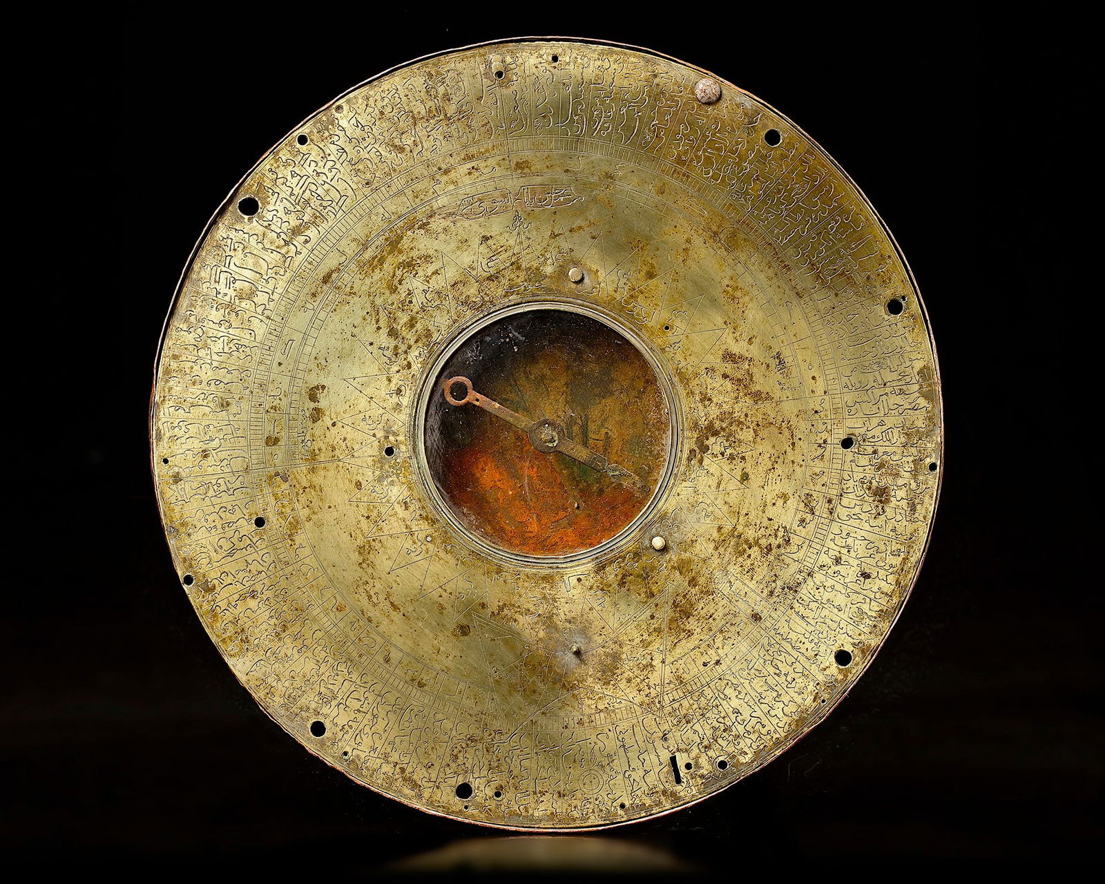 AN OTTOMAN DAIRAT AL-MUADDIL (COMBINED SUNDIAL AND QIBLA FINDER), 17TH CENTURY (1 of 2)