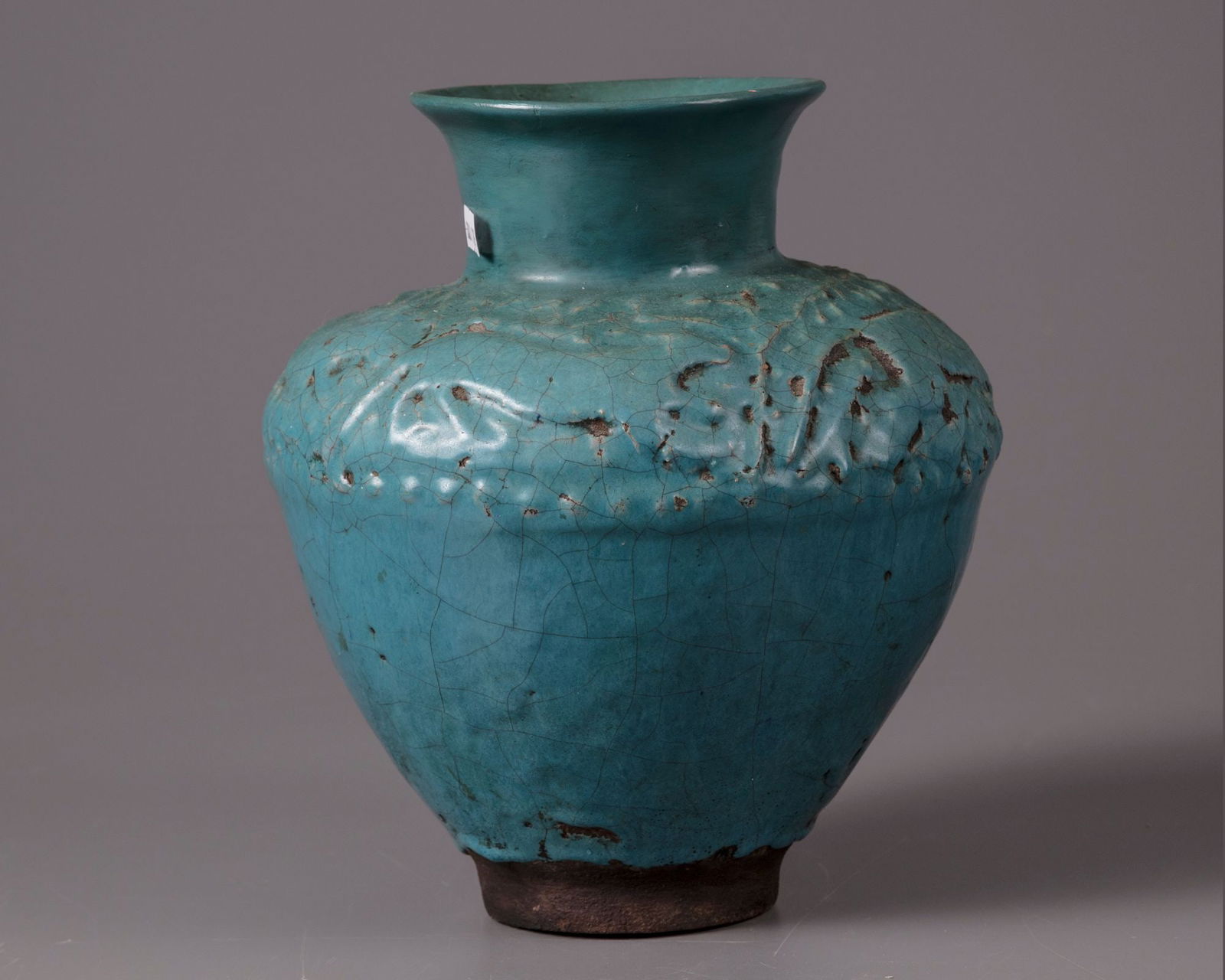 A PERSIAN KASHAN JAR, 12TH-13TH CENTURY (1 of 4)