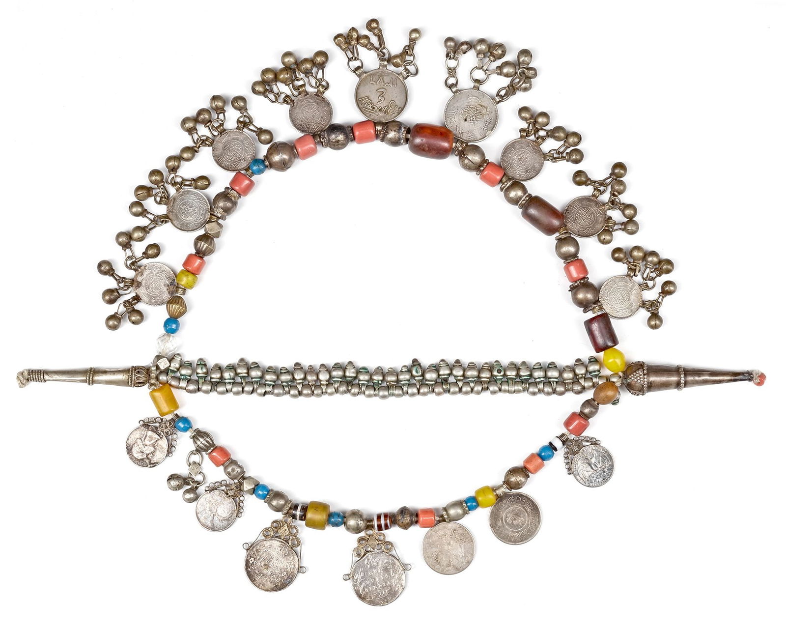 SILVER NECKLACE â€“ YEMEN, 19TH CENTURY (1 of 2)