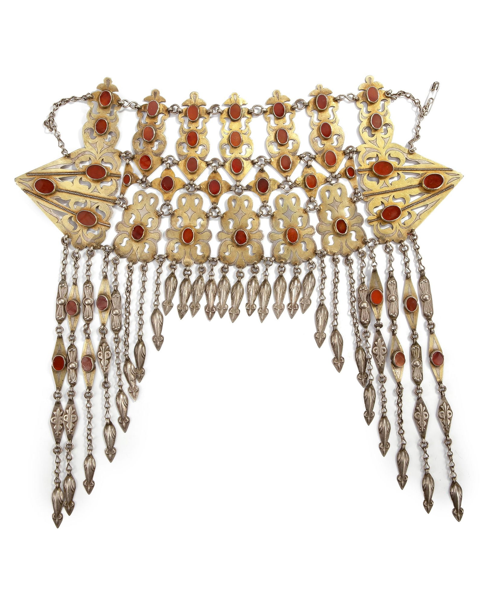 ISLAMIC SILVER JEWELRY, TURKMENISTAN, 19TH CENTURY (1 of 2)