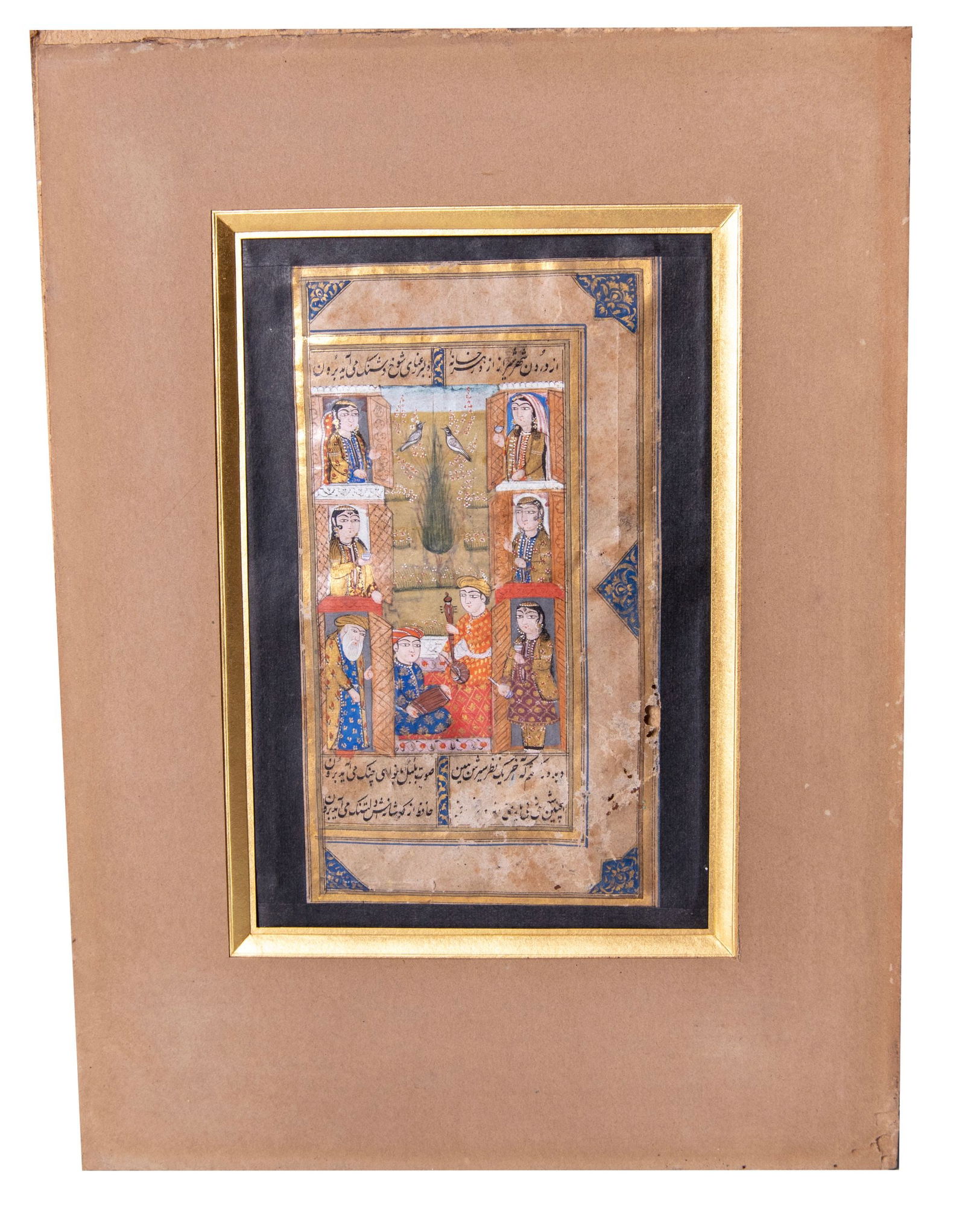 A PERSIAN MINIATURE, 18TH CENTURY (1 of 2)