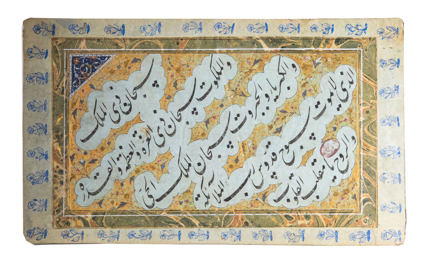 A QAJAR CALLIGRAPHIC PANEL, PERSIA 18TH/19TH CENTURY (1 of 1)