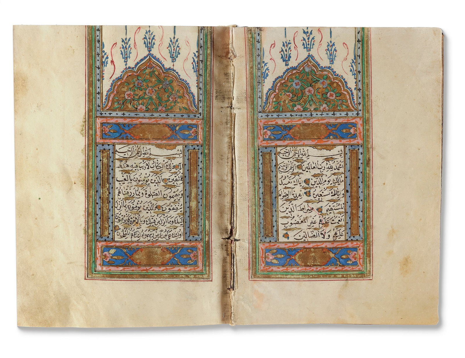 AN ILLUMINATED OTTOMAN QURAN BY AL-HAJJ MUHAMMED AMIN, TURKEY, 1163 AH/1749 AD (1 of 3)