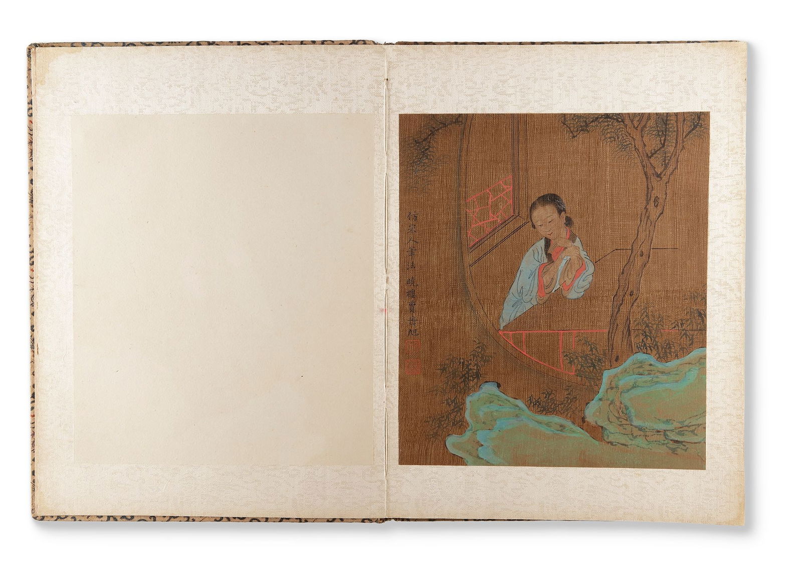 ALBUM OF FIGURE PAINTINGS QING DYNASTY (1 of 5)