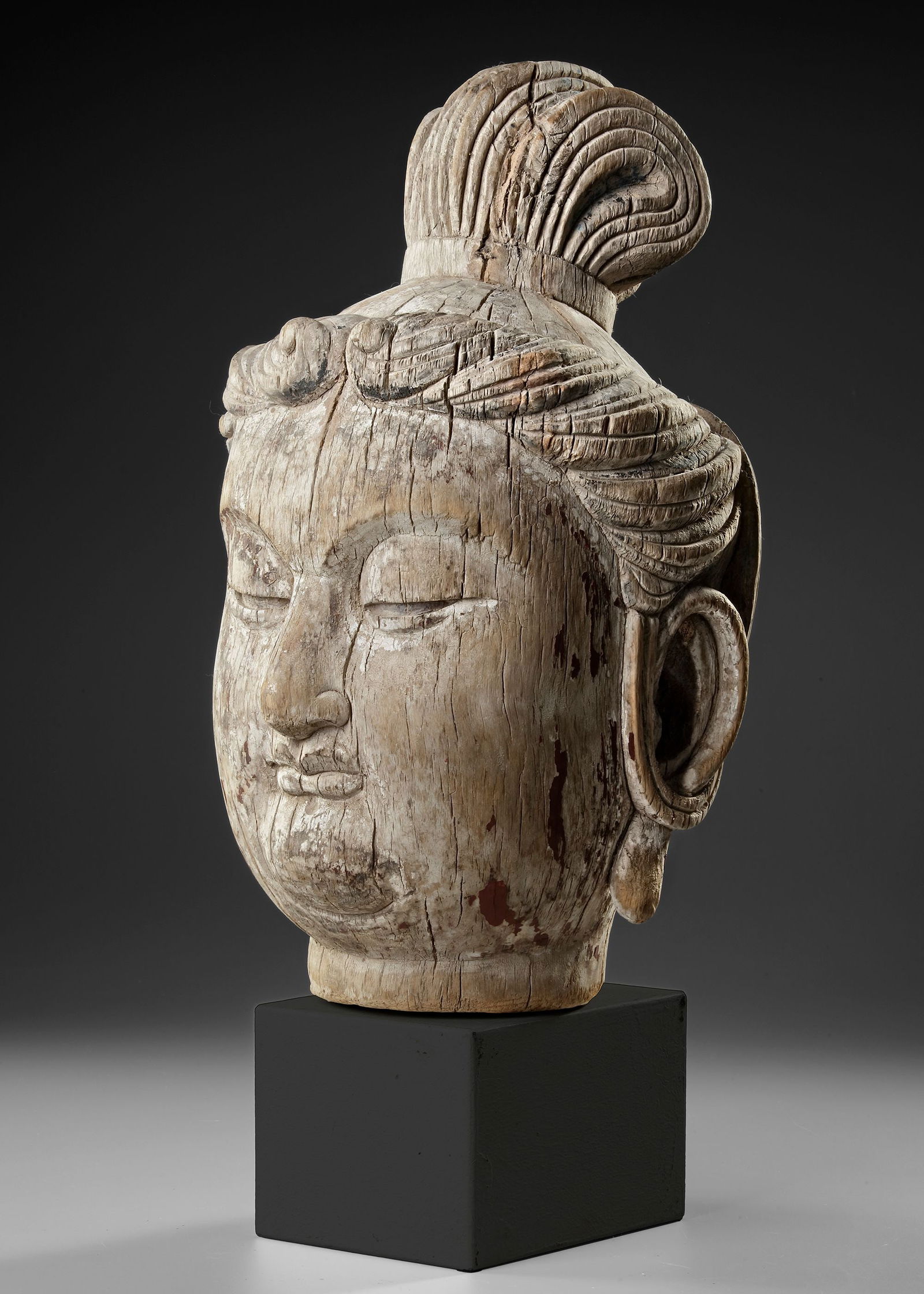 A HEAD OF GUANYIN, CHINA, LIAO DYNASTY (907â€“1125) (1 of 6)