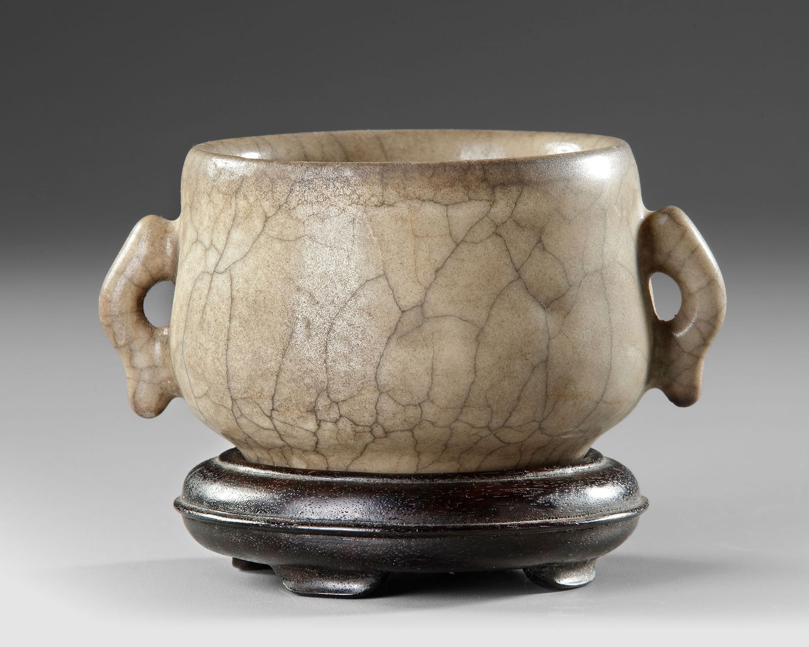 A GE WARE CENSER, CHINA, SONG DYNASTY (960â€“1279) (1 of 5)