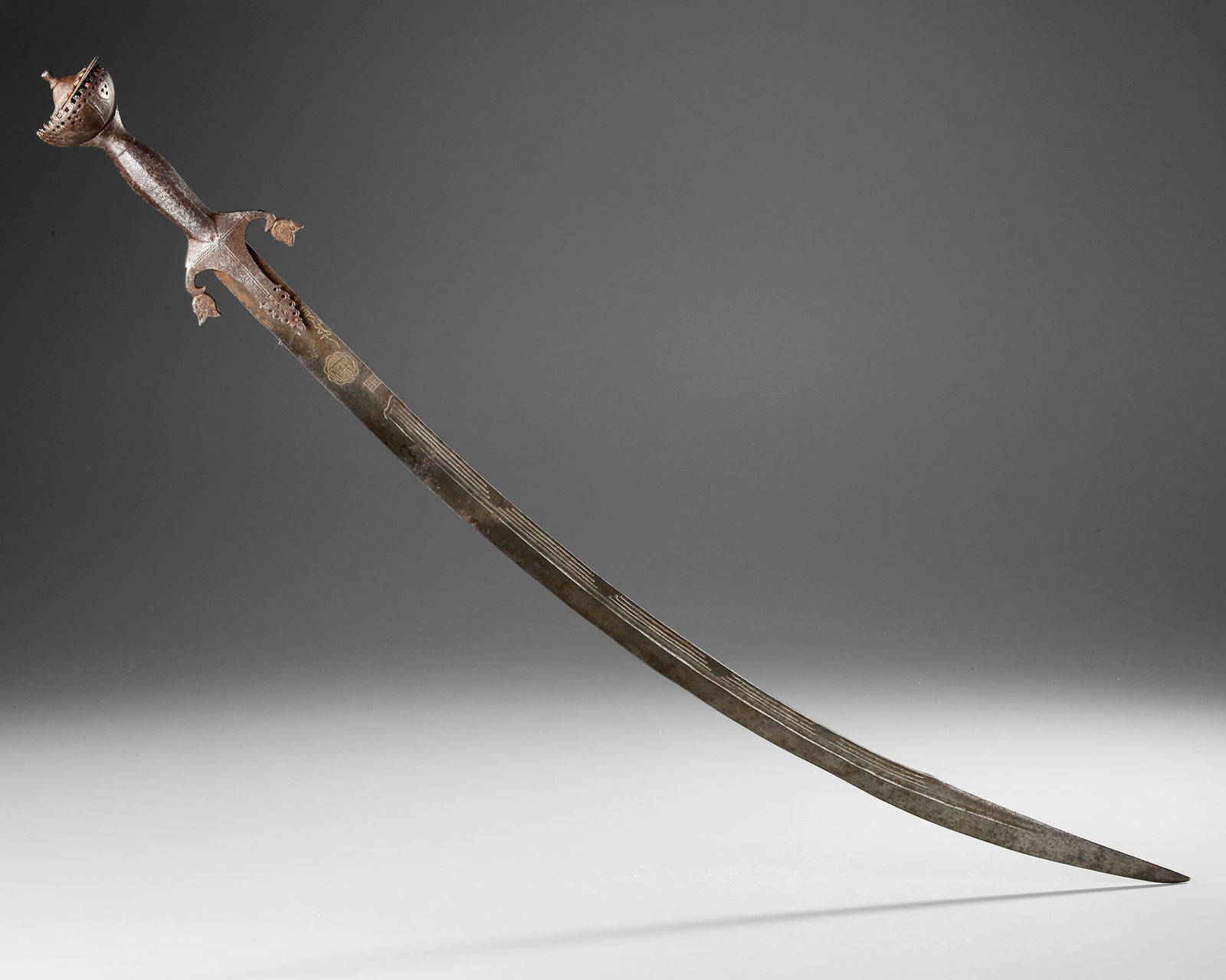 AN INDIAN SWORD (TALWAR), 19TH CENTURY (1 of 4)