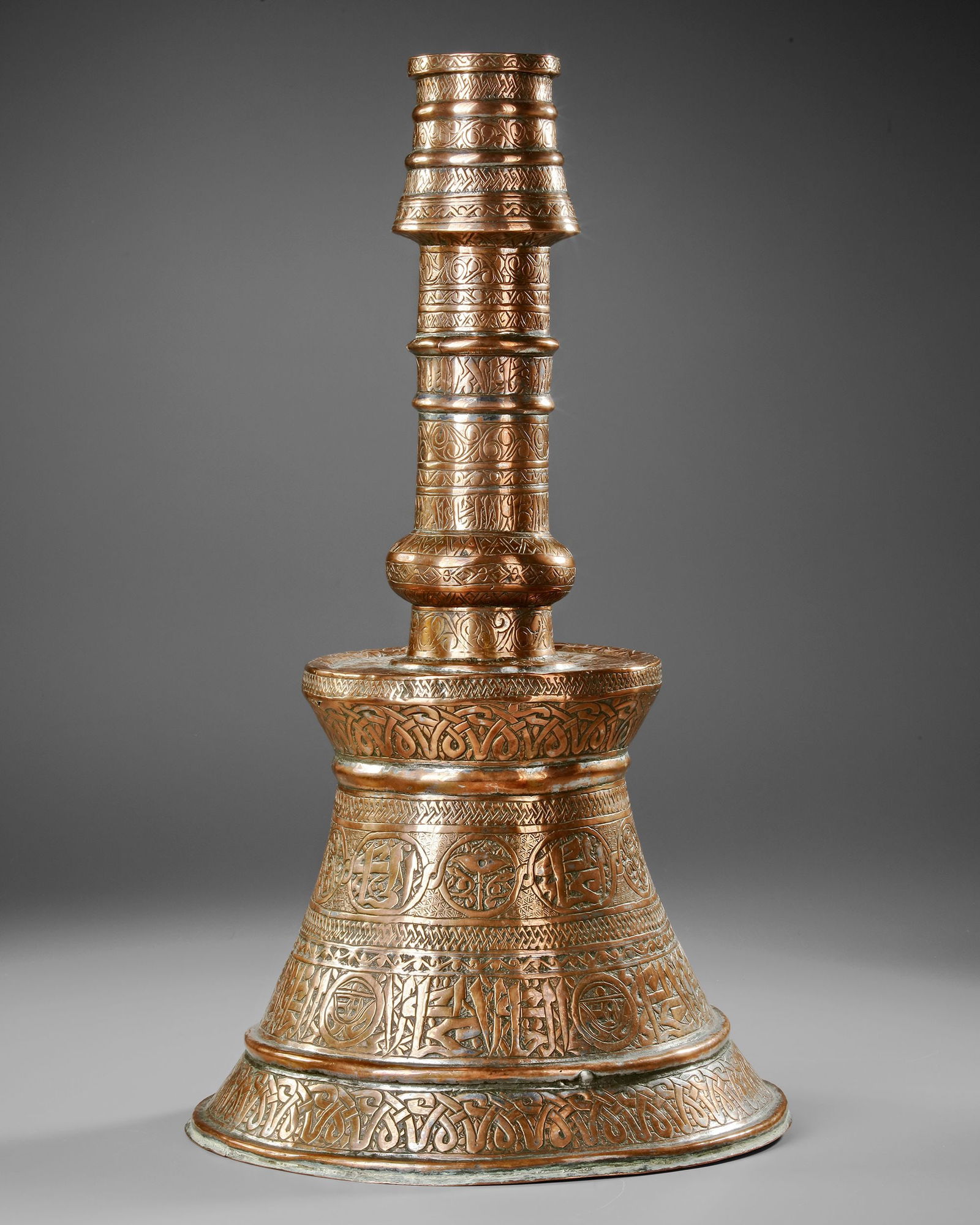 A CANDLESTICK, 15TH-16TH CENTURY (1 of 4)