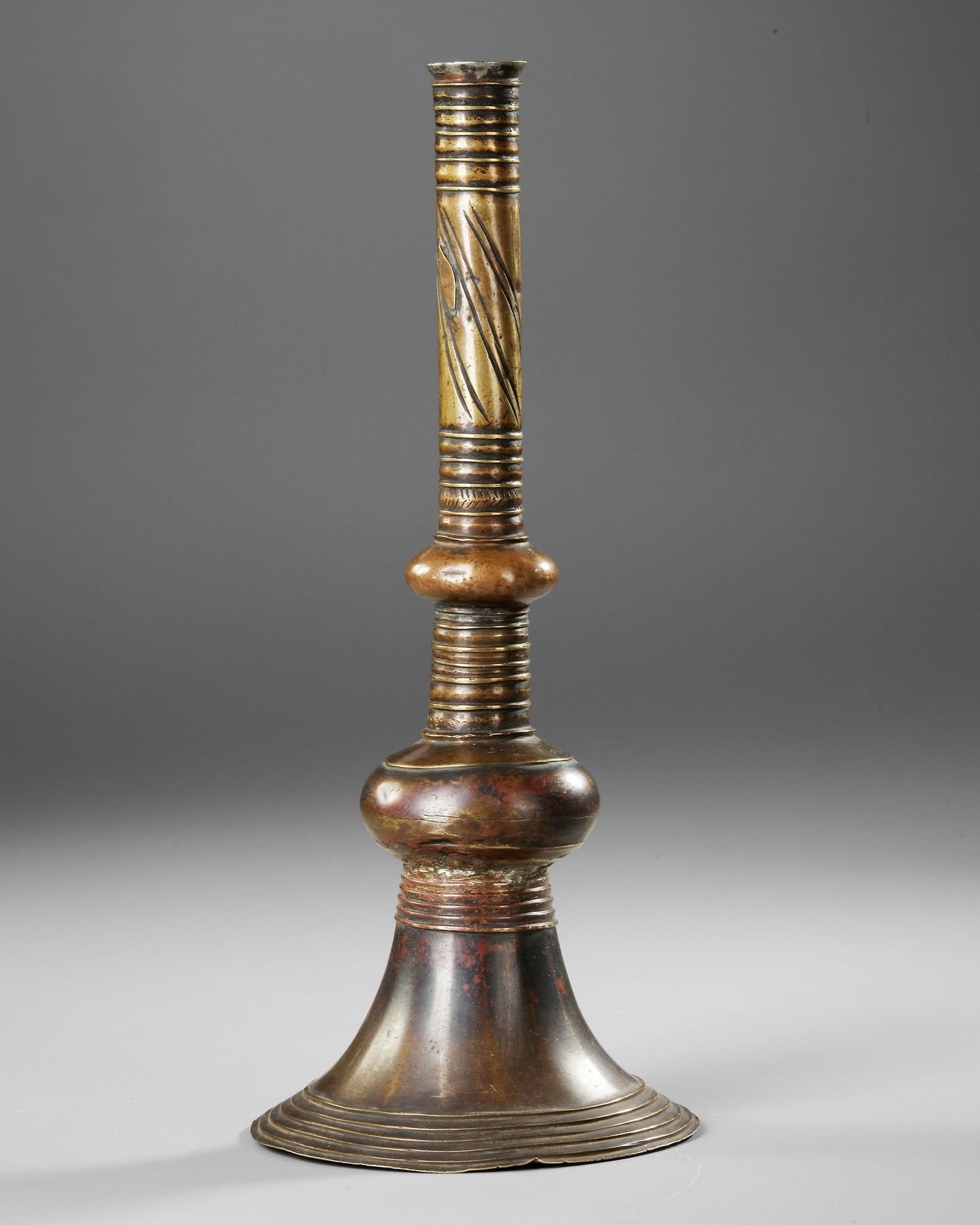 A CANDLESTICK YEMEN, 16TH CENTURY (1 of 5)