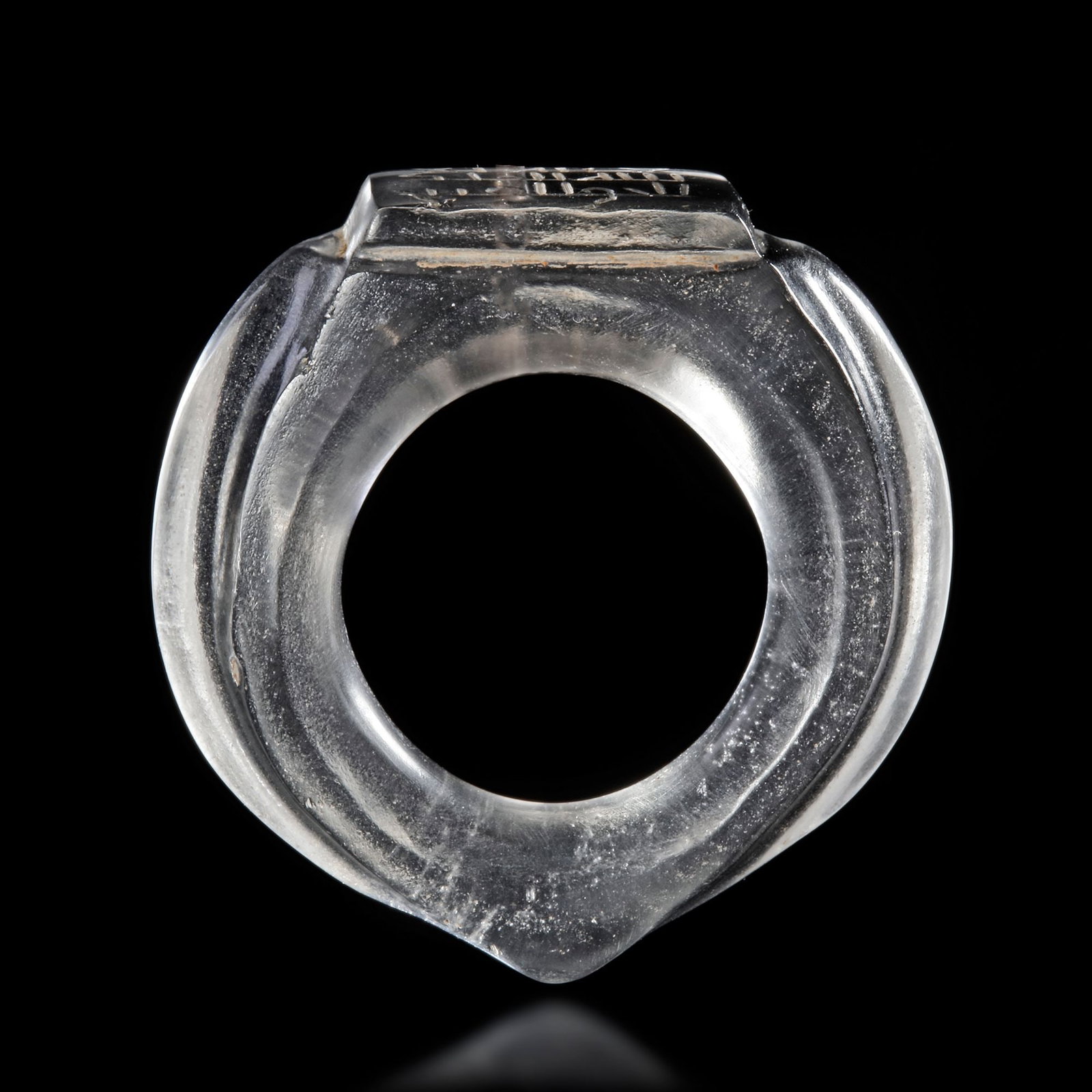 A ROCK CRYSTAL RING, 10TH-12TH CENTURY (1 of 4)