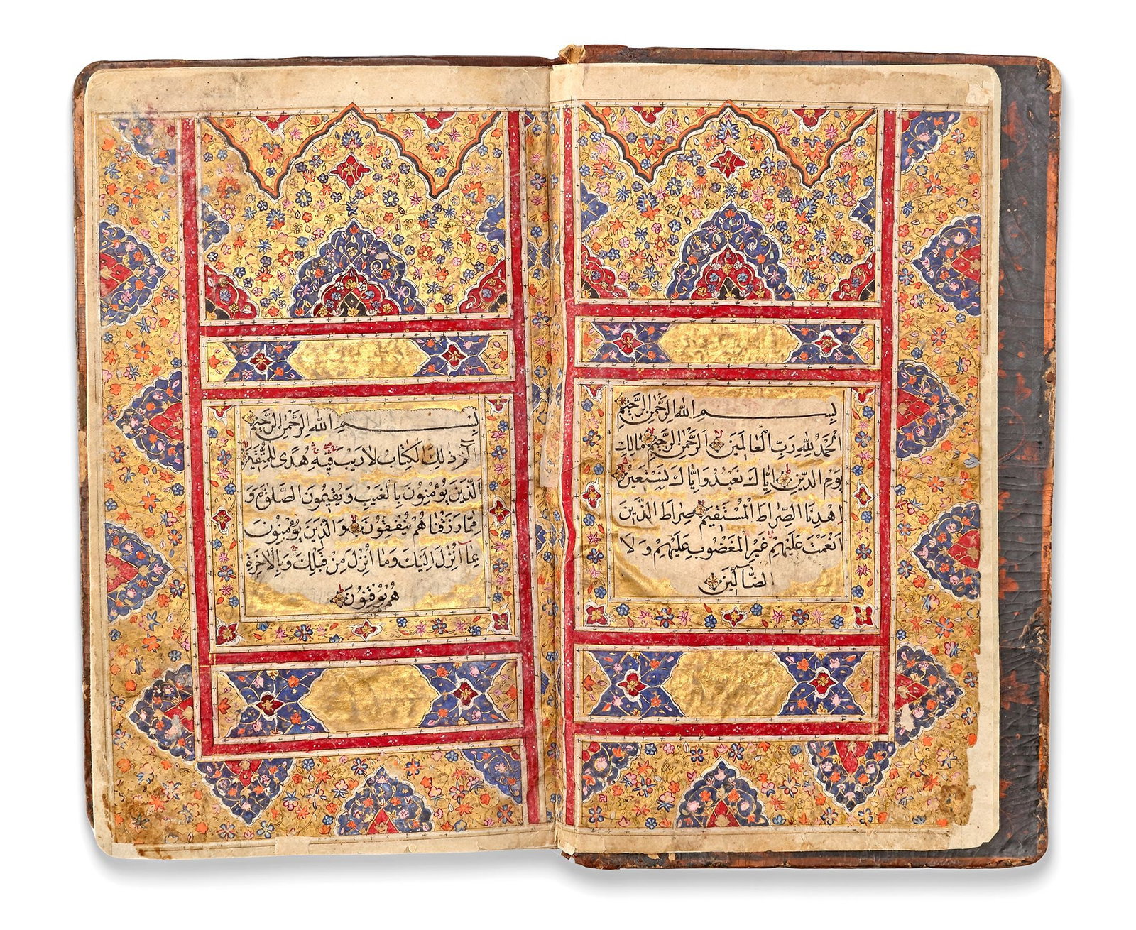 AN ILLUMINATED QAJAR QURAN, PERSIA, EARLY 19TH CENTURY (1 of 5)