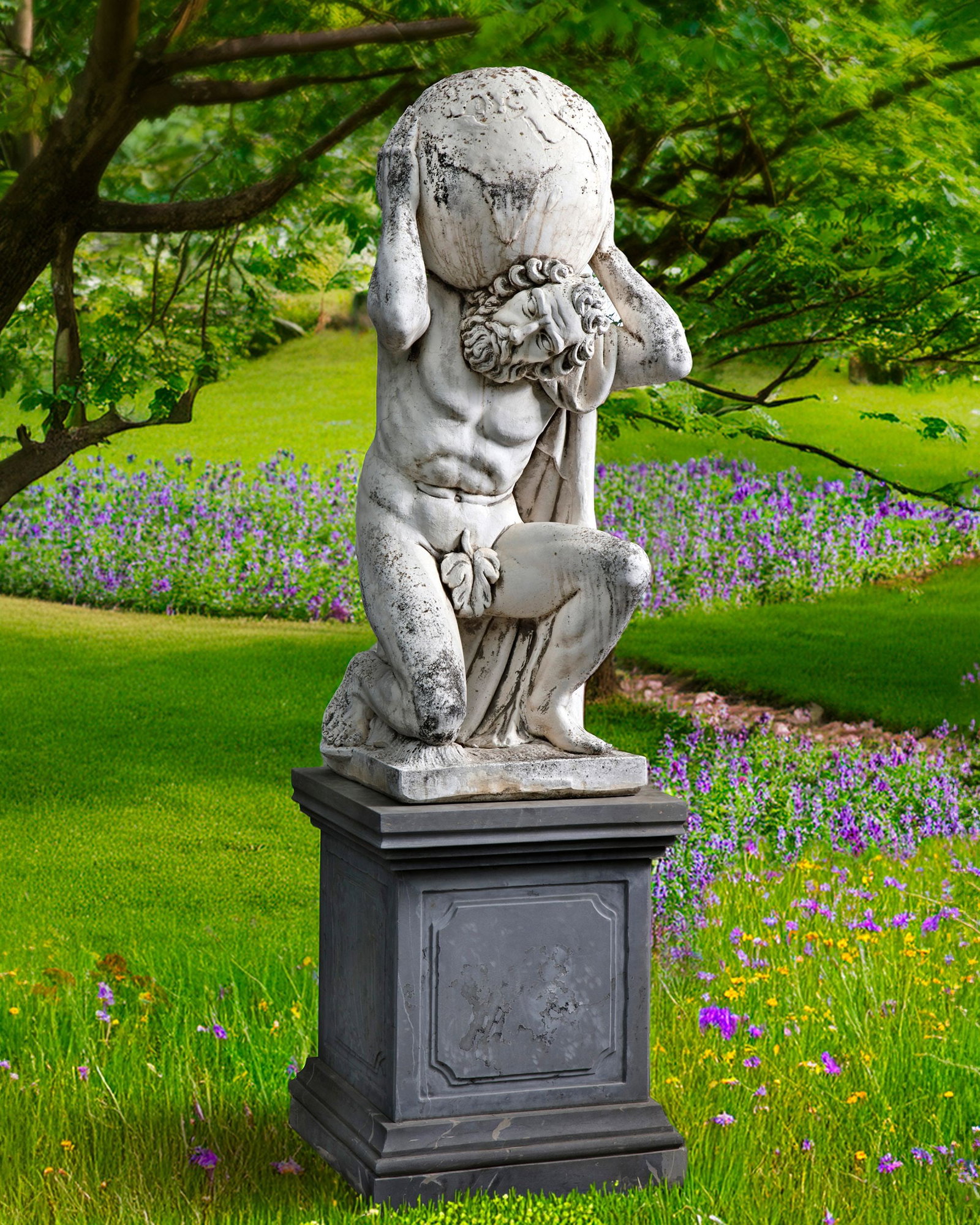 A MODERN COMPOSITION STONE MODEL OF ATLAS (1 of 1)