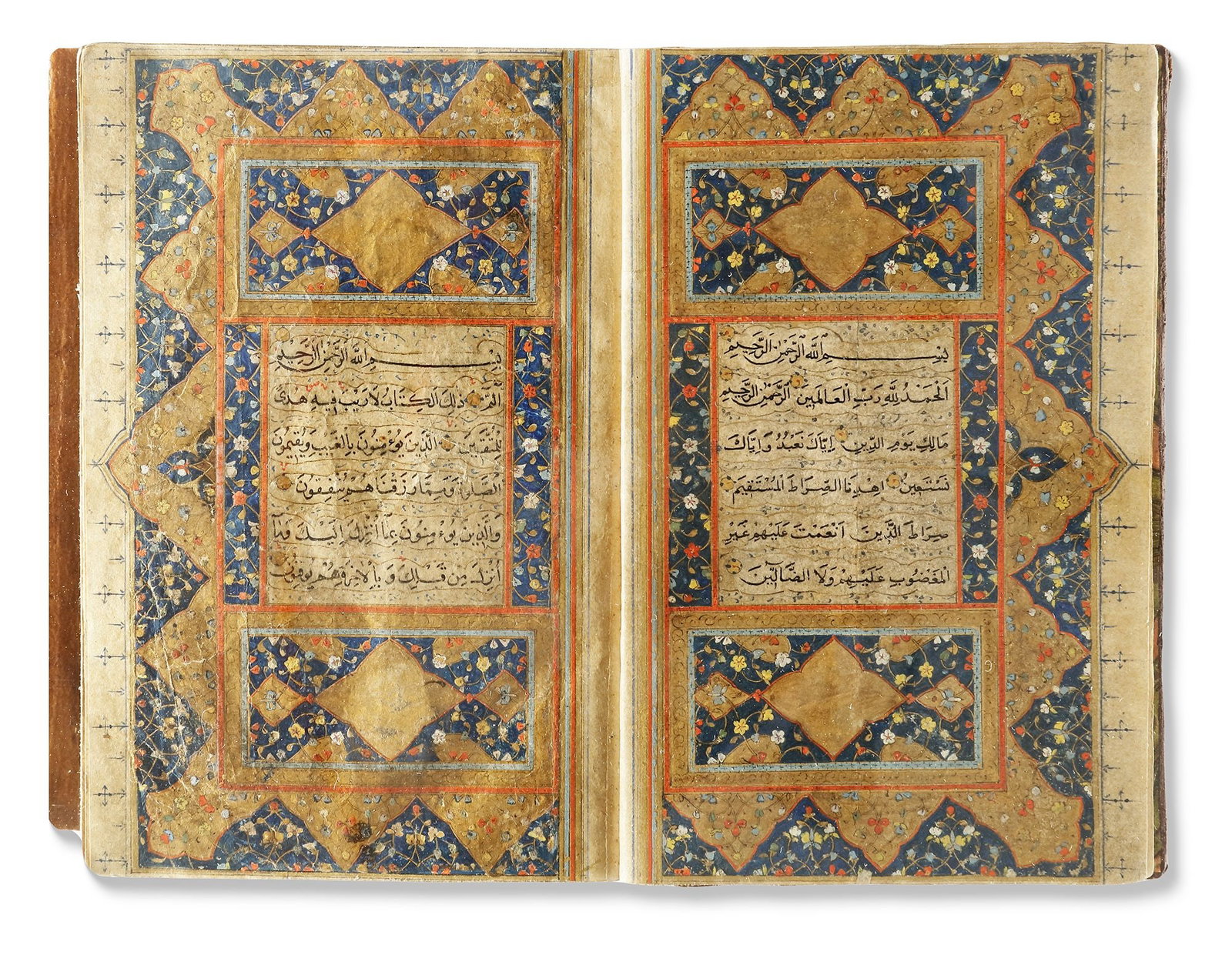 AN ILLUMINATED OTTTOMAN QURAN, DATED 980 AH/1572 AD (1 of 4)