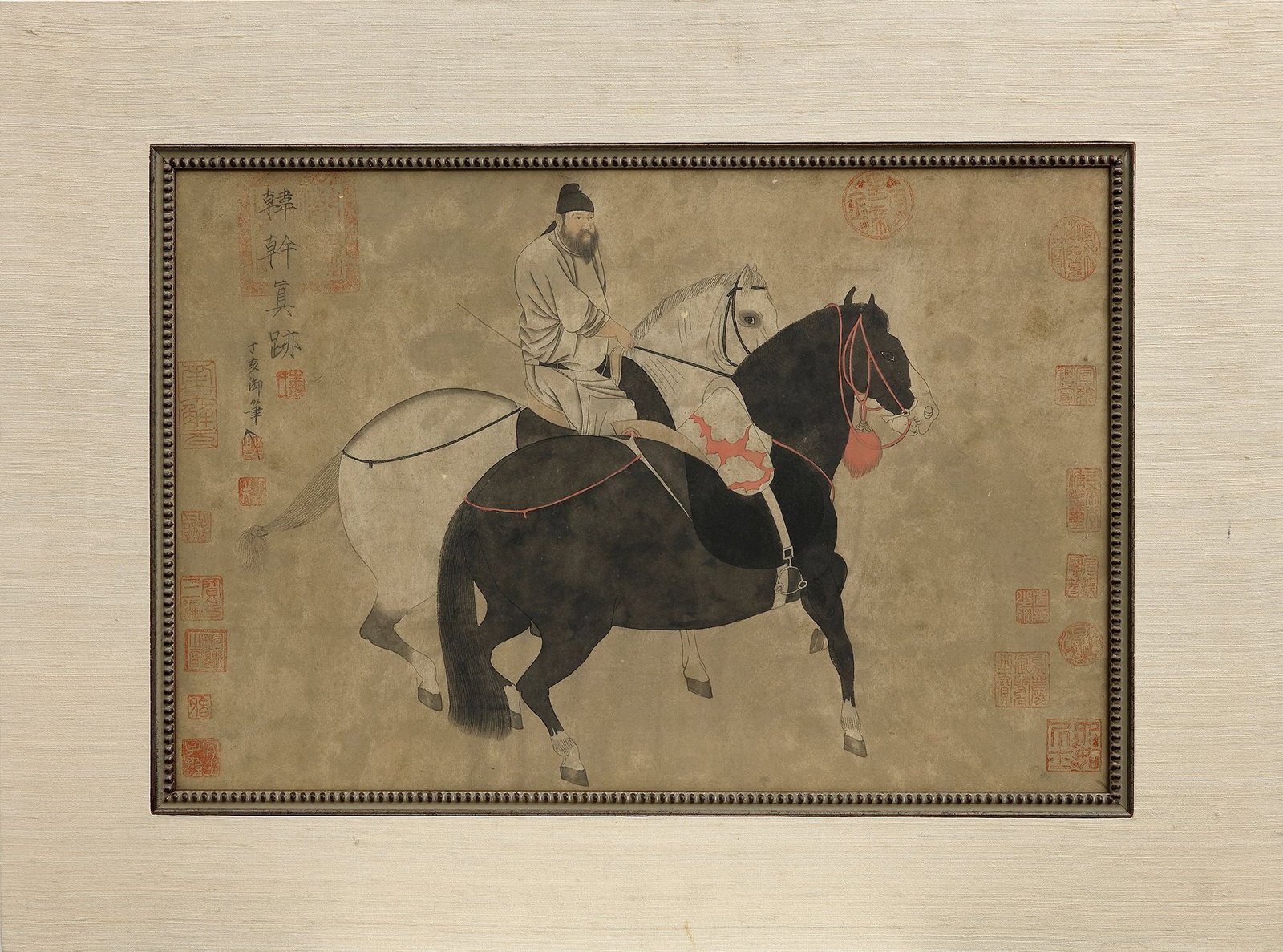 A CHINESE PAINTING OF A HORSEMAN, ZHAO MENGFU (1254â€“1322) (1 of 2)