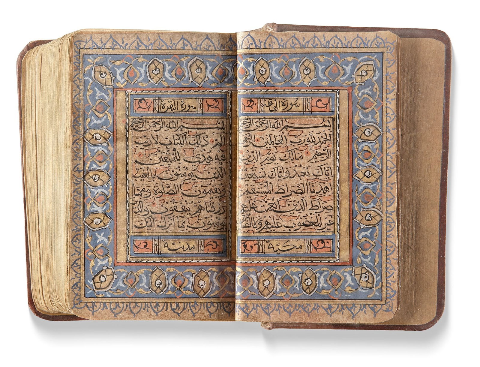 AN ILLUMINATED SULTANATE QURAN, NORTH INDIA, 16TH CENTURY (1 of 4)
