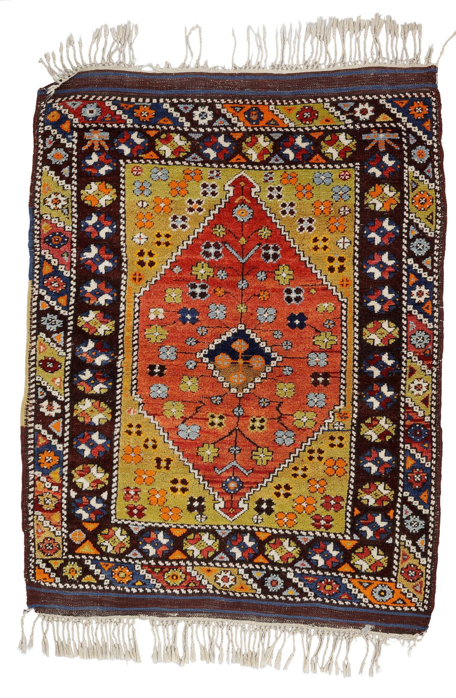A RARE ANTIQUE ANATOLIAN DAZKIRI RUG (1 of 2)