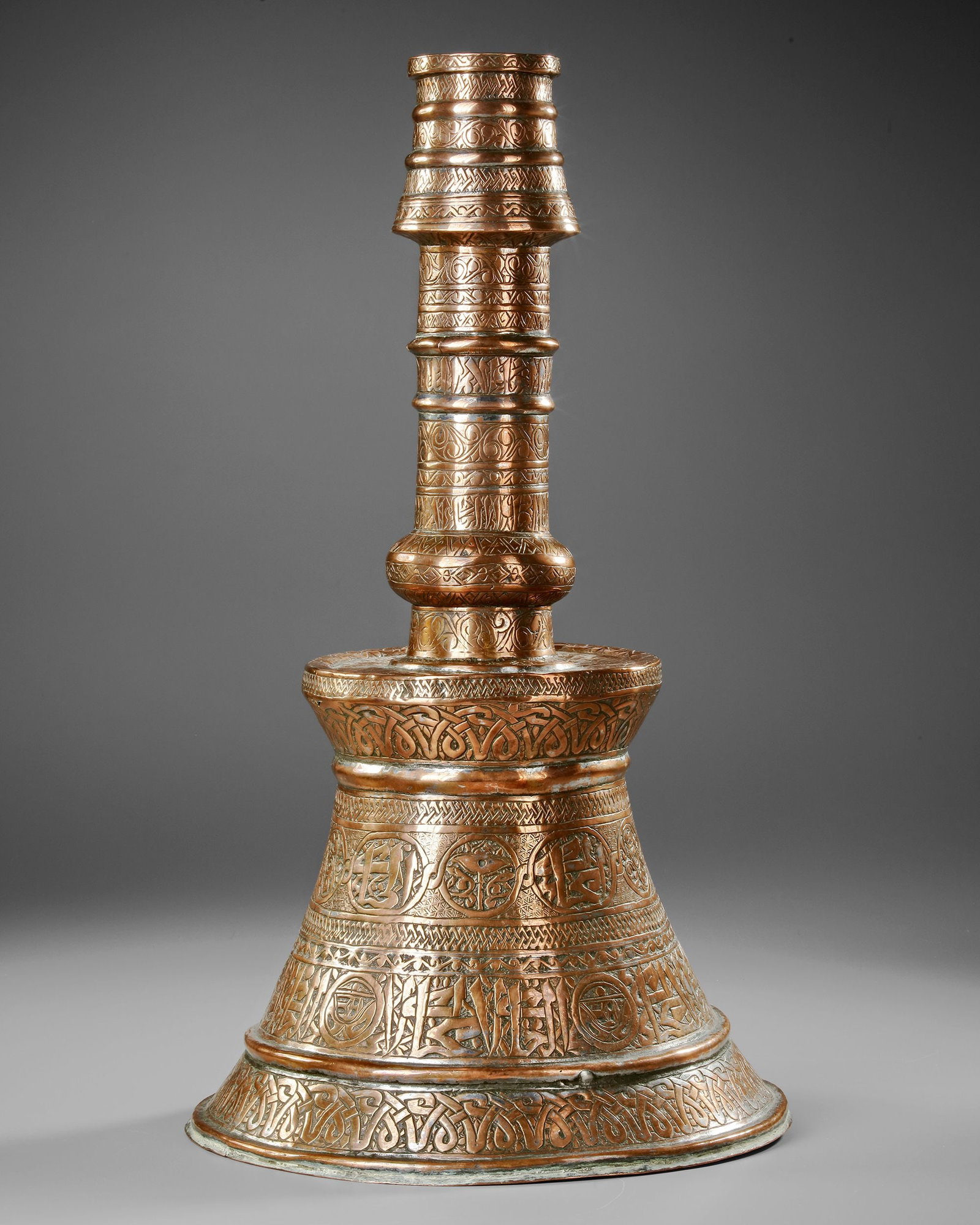 A CANDLESTICK, 15TH-16TH CENTURY (1 of 4)
