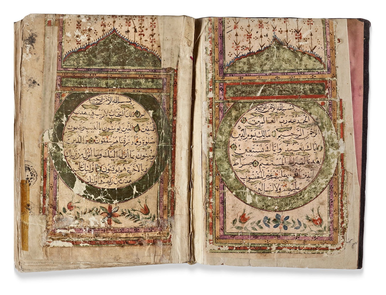 AN OTTOMAN QURAN, WRITTEN BY MUHAMMED BIN ABDUL-KADIR AND DATED 1237 AH/1821 AD (1 of 4)