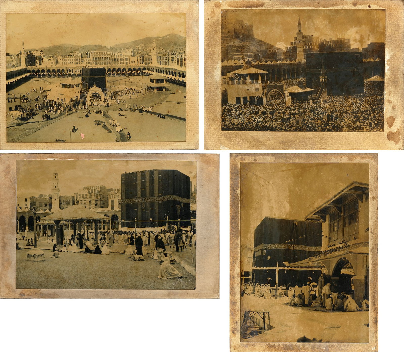 FOUR PHOTOGRAPHS OF KAABA DURING THE HAJJ, EARLY 20TH CENTURY (1 of 5)