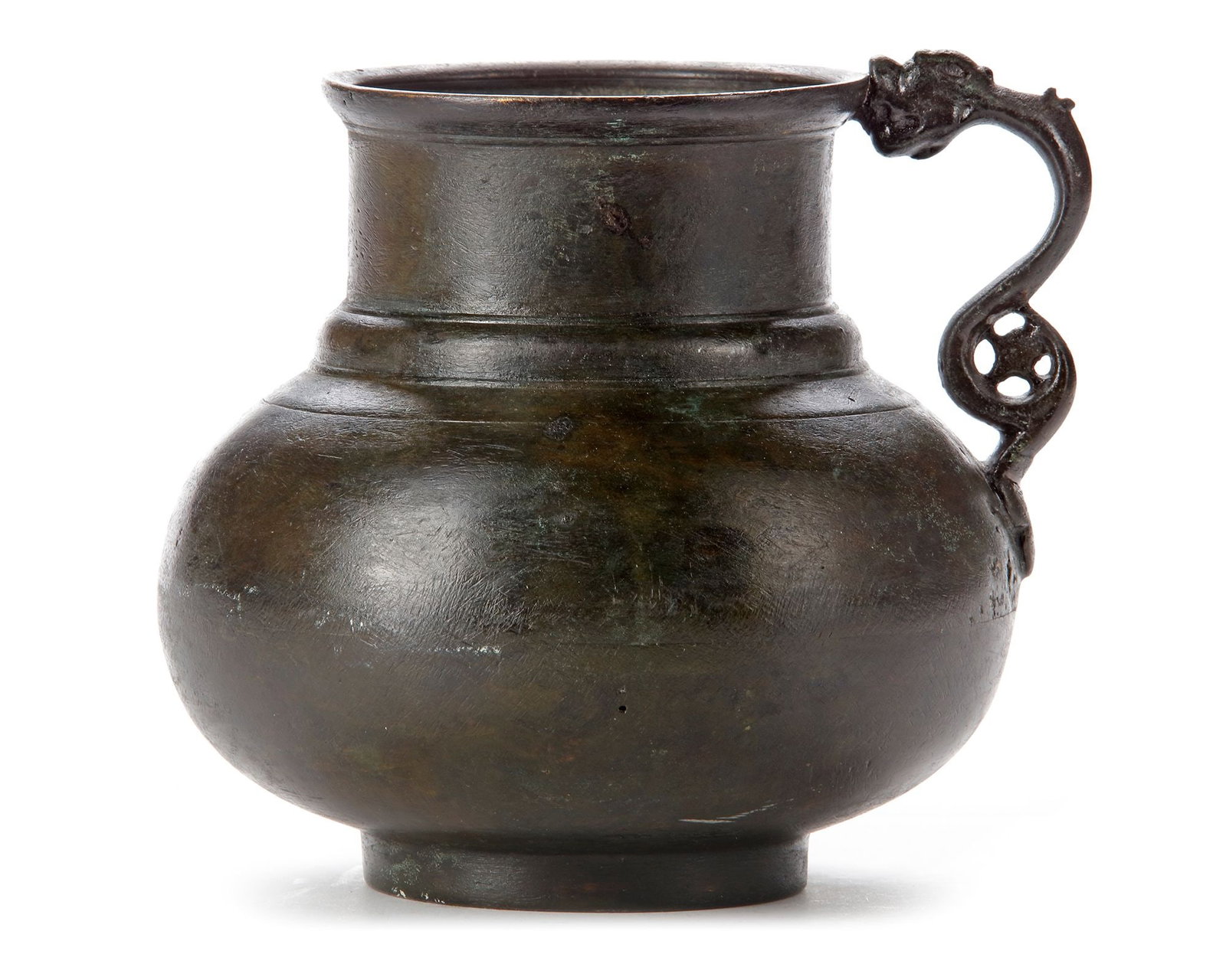 A TIMURID DRAGON-HANDLED JUG, CENTRAL ASIA, LATE 14TH-EARLY 15TH CENTURY (1 of 4)