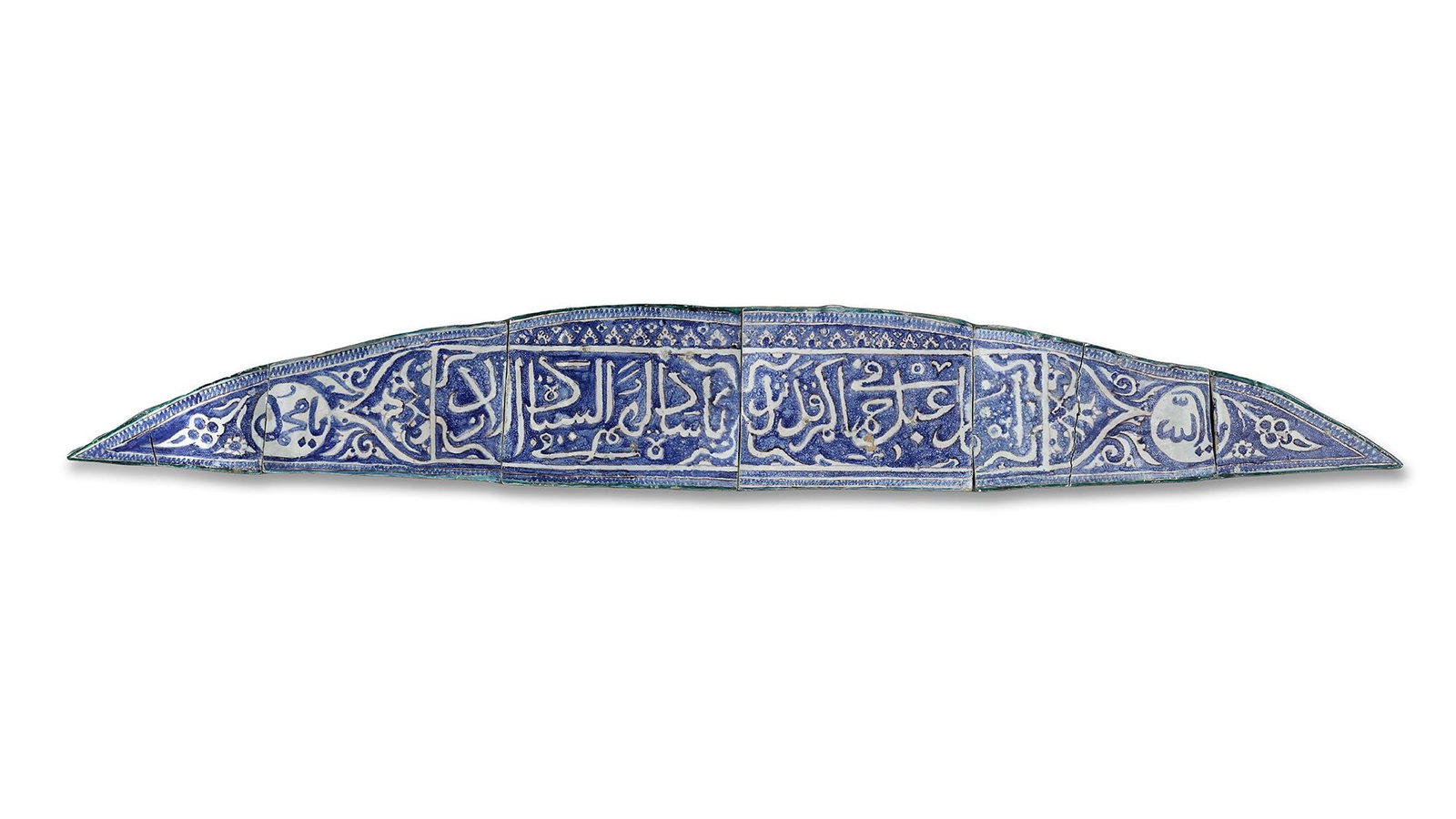 A POTTERY TILES PANEL, CIRCA 1420-50 (1 of 1)
