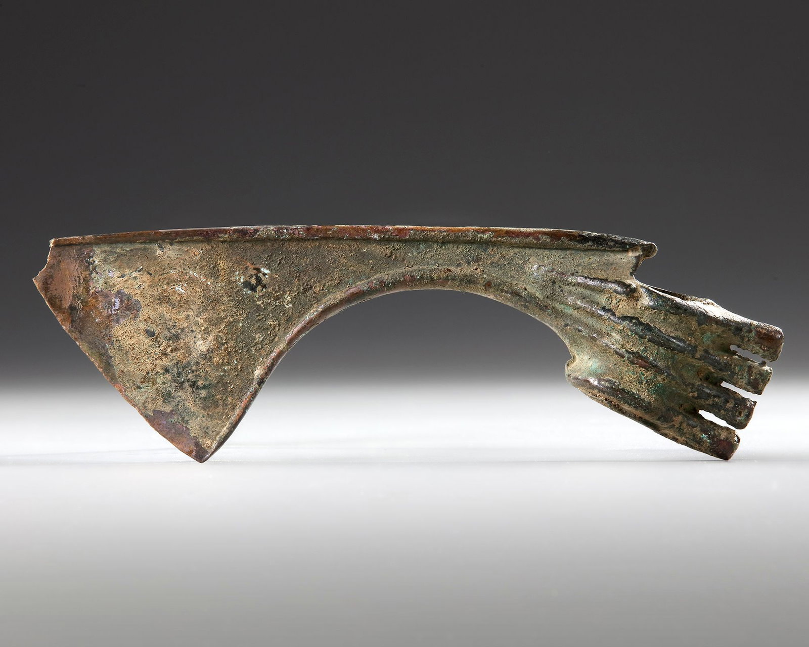 A BRONZE CEREMONIAL AXE, URARTU, 2ND MILLENNIUM BC (1 of 4)