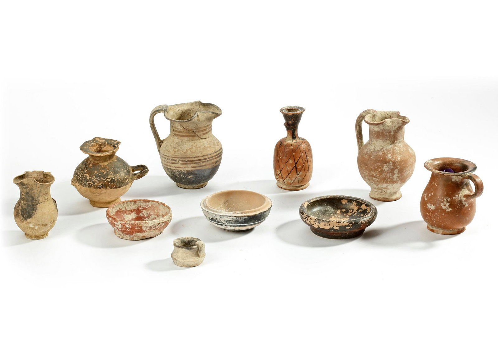 TEN VARIOUS VESSELS (1 of 3)